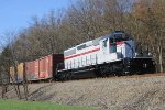 3024 shoving hard on the rear of SU-99 along side of NJ Route 23